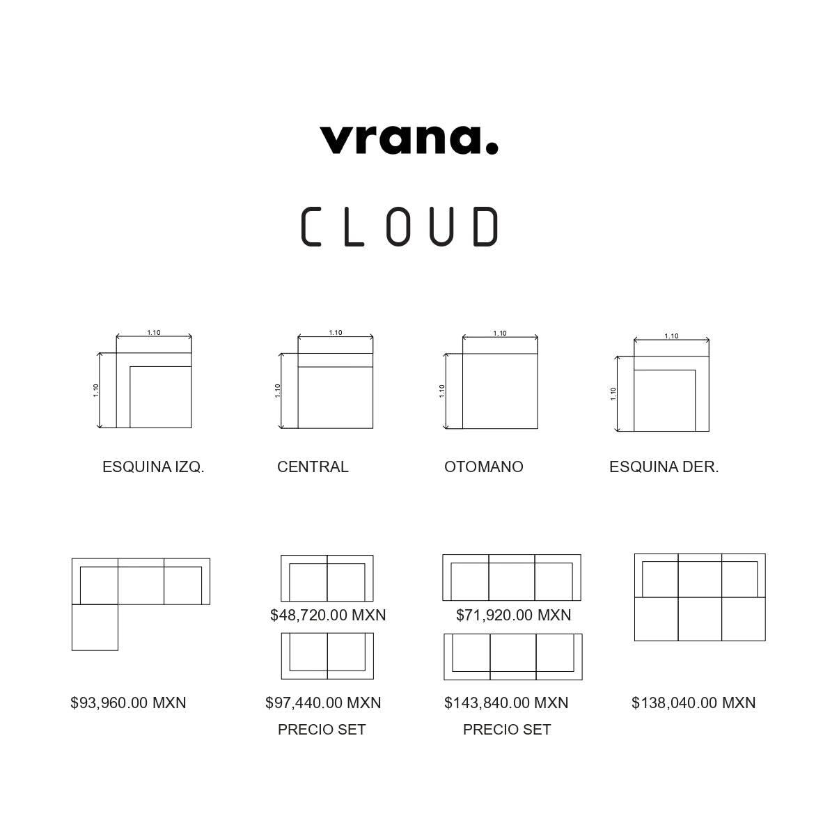 VRANA CLOUD GREY