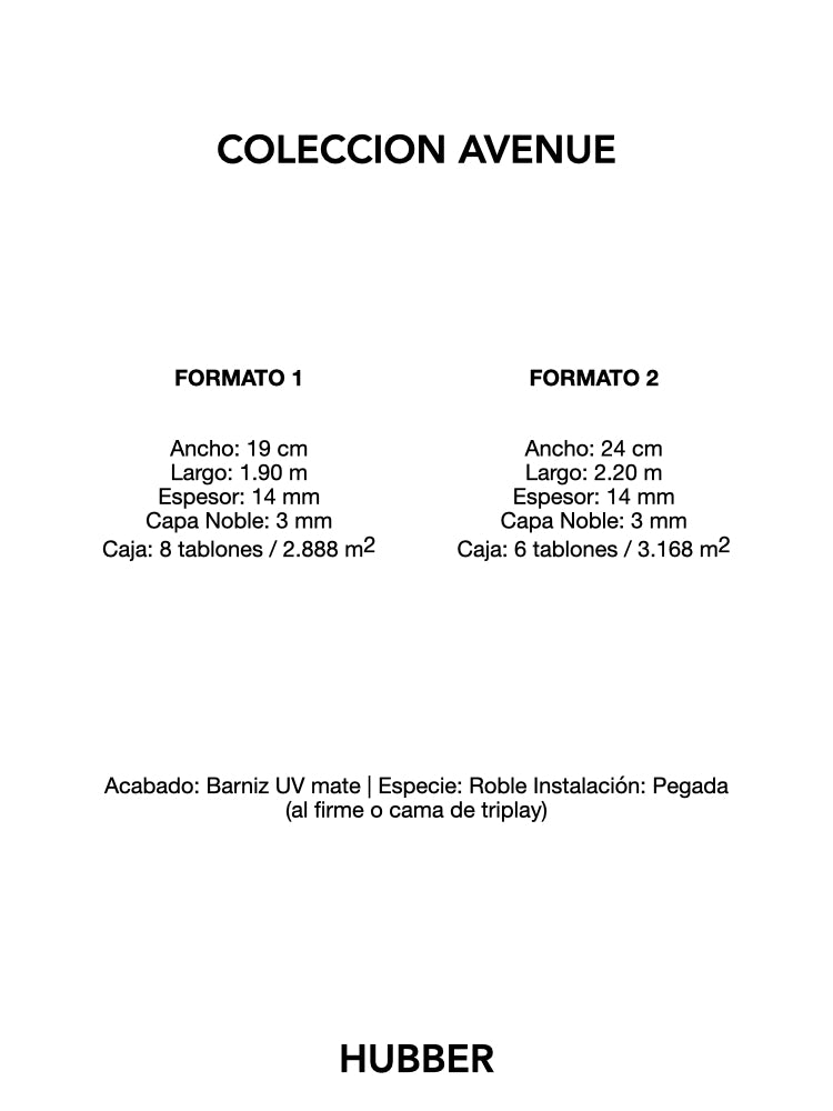 HUBBER madera de ingenieria