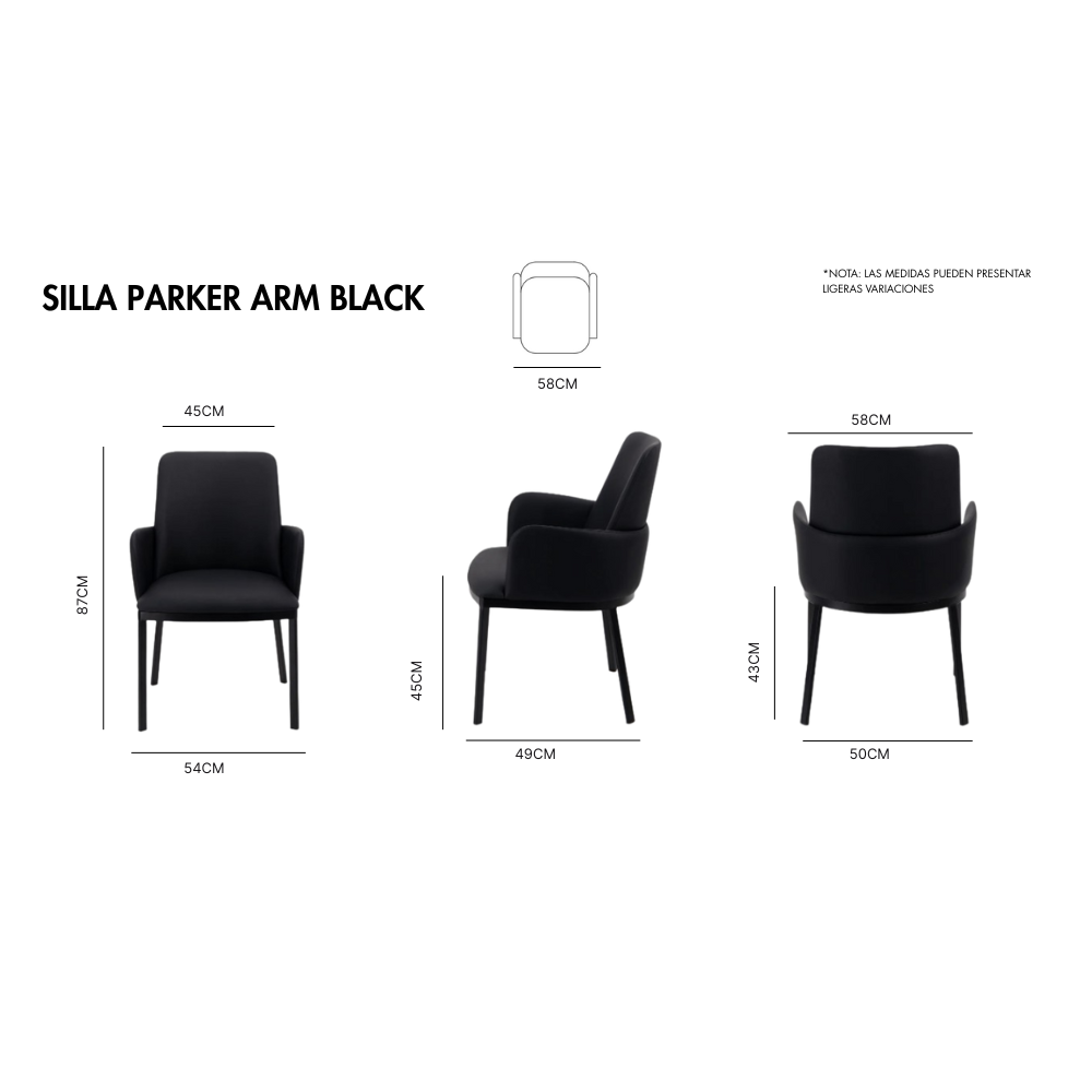 PARKER ARM BLACK